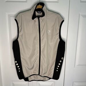 Pearl Izumi Gray and Black Cycling Vest with Reflective Elements XL